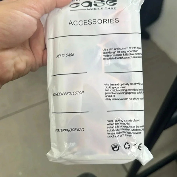 Clear Marble Purple  Case – iPhone 12\ 12 Pro - Picture 2 of 6